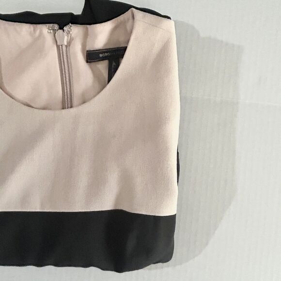 BCBG, Sleeveless, Color Block  'Tinna' Sheath Dress, sz 6 Chic, Glean, Minimal - Picture 4 of 4